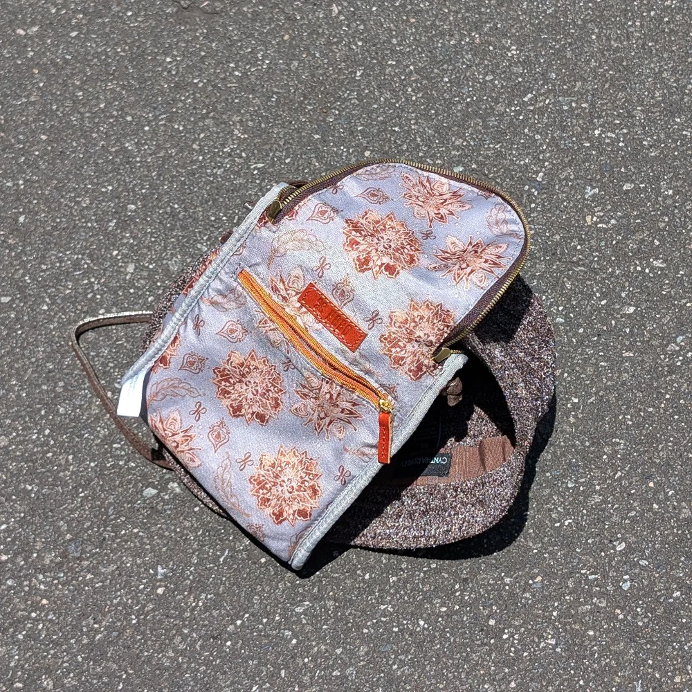 HOBO Fern Brown Metallic crossbody bag (New) - Picture 7 of 13